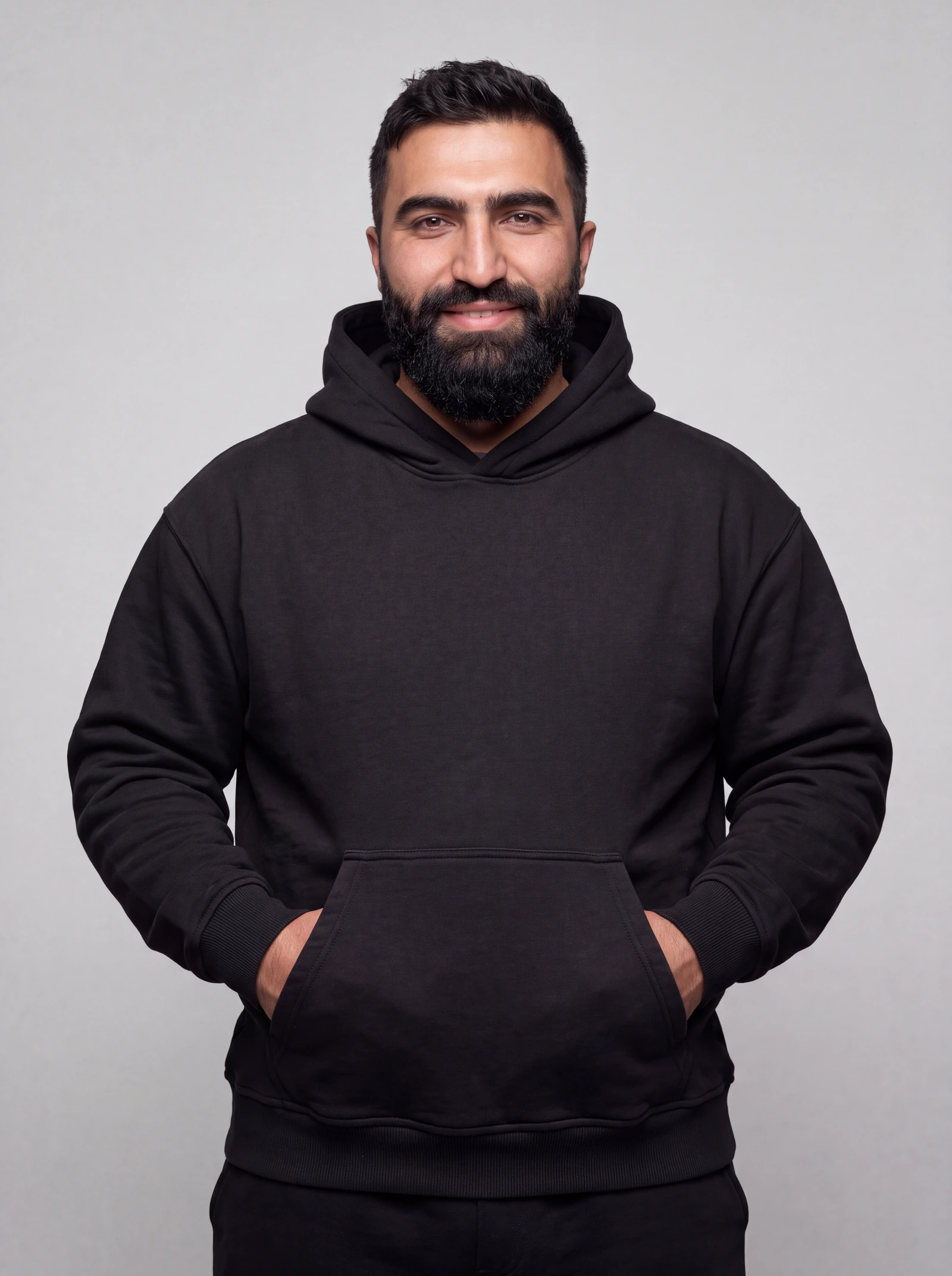 Hoodie Básico — Negro