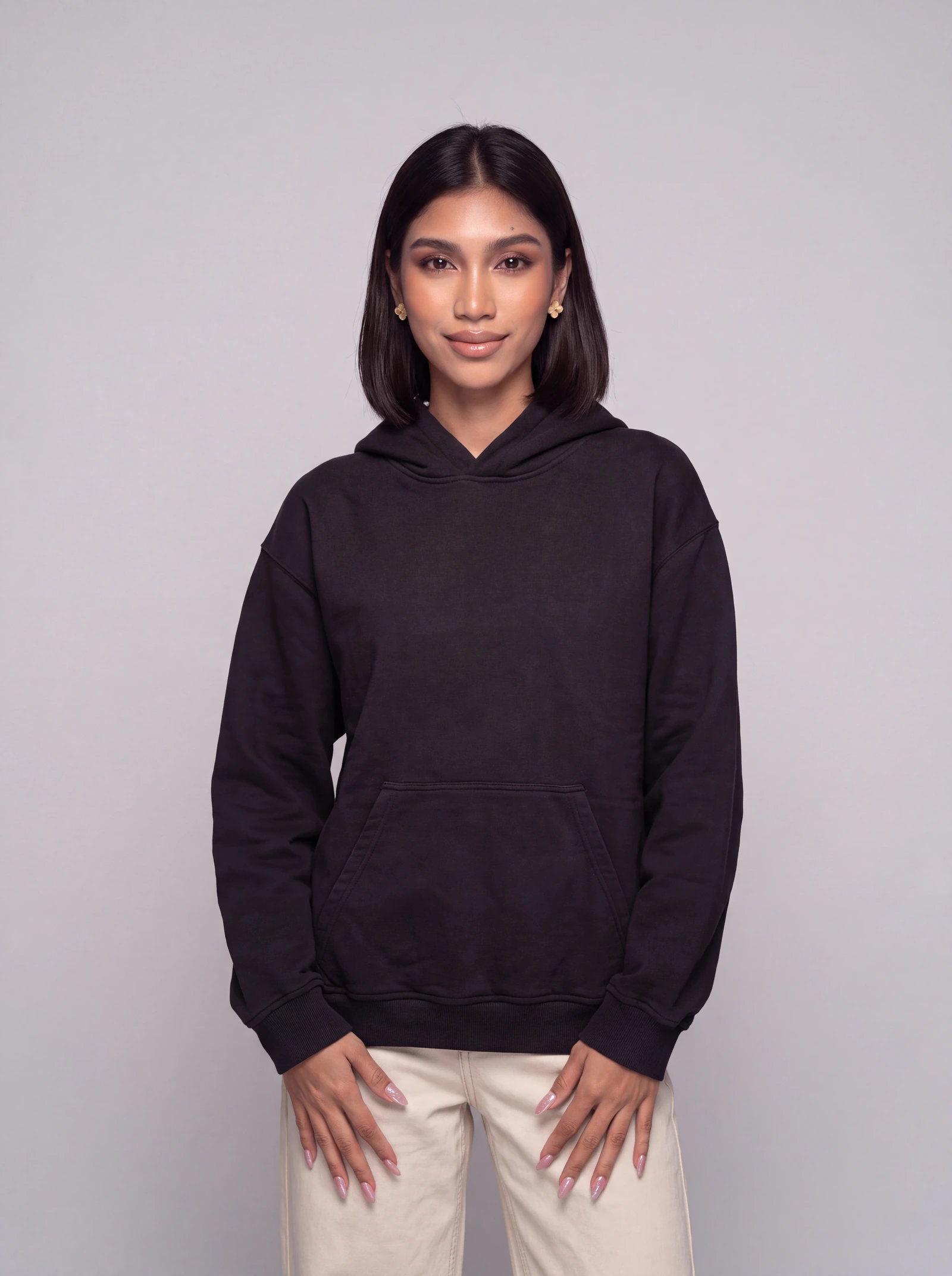 Hoodie Básico — Negro
