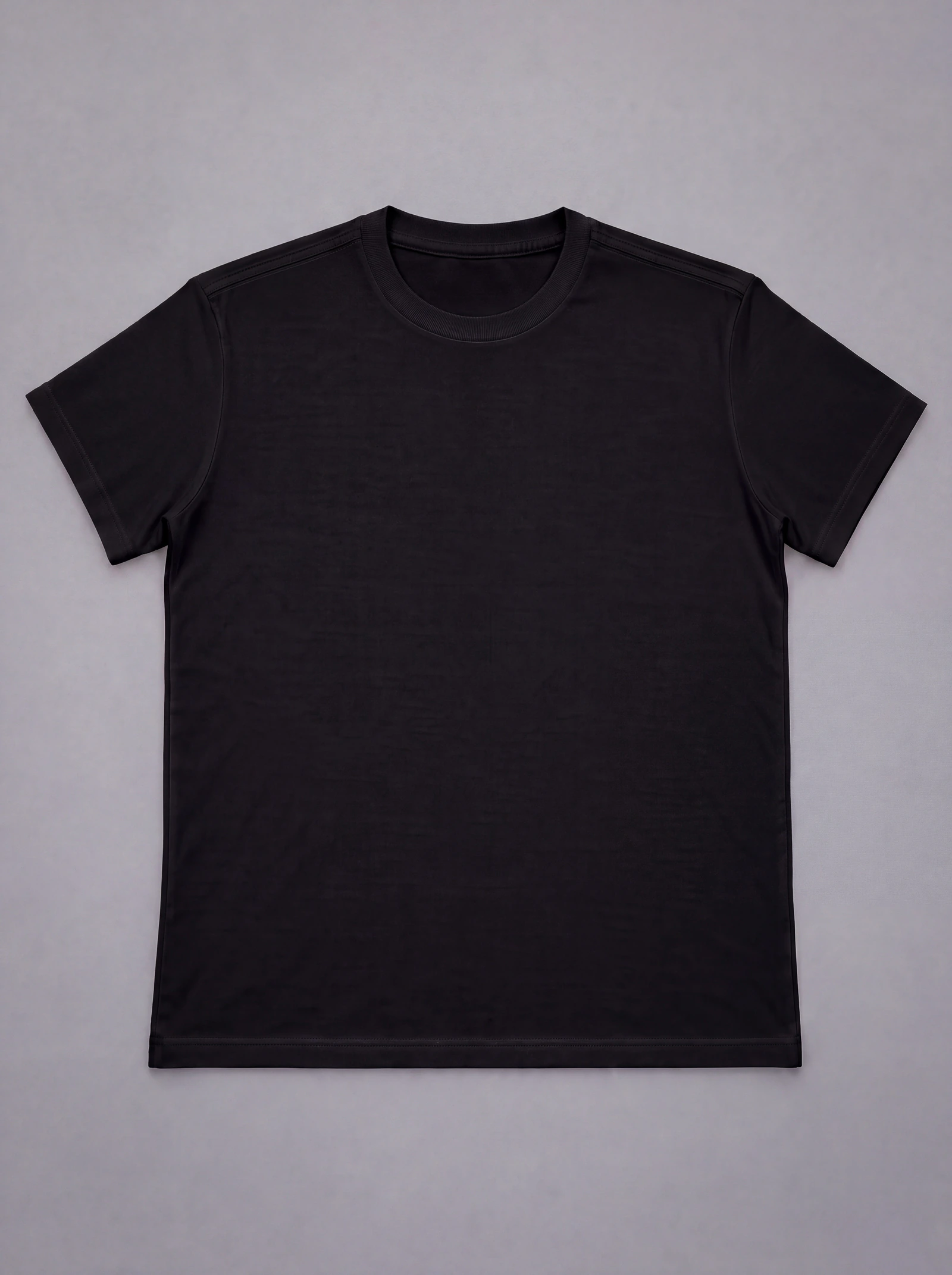 Camiseta Clásica Negro — frente