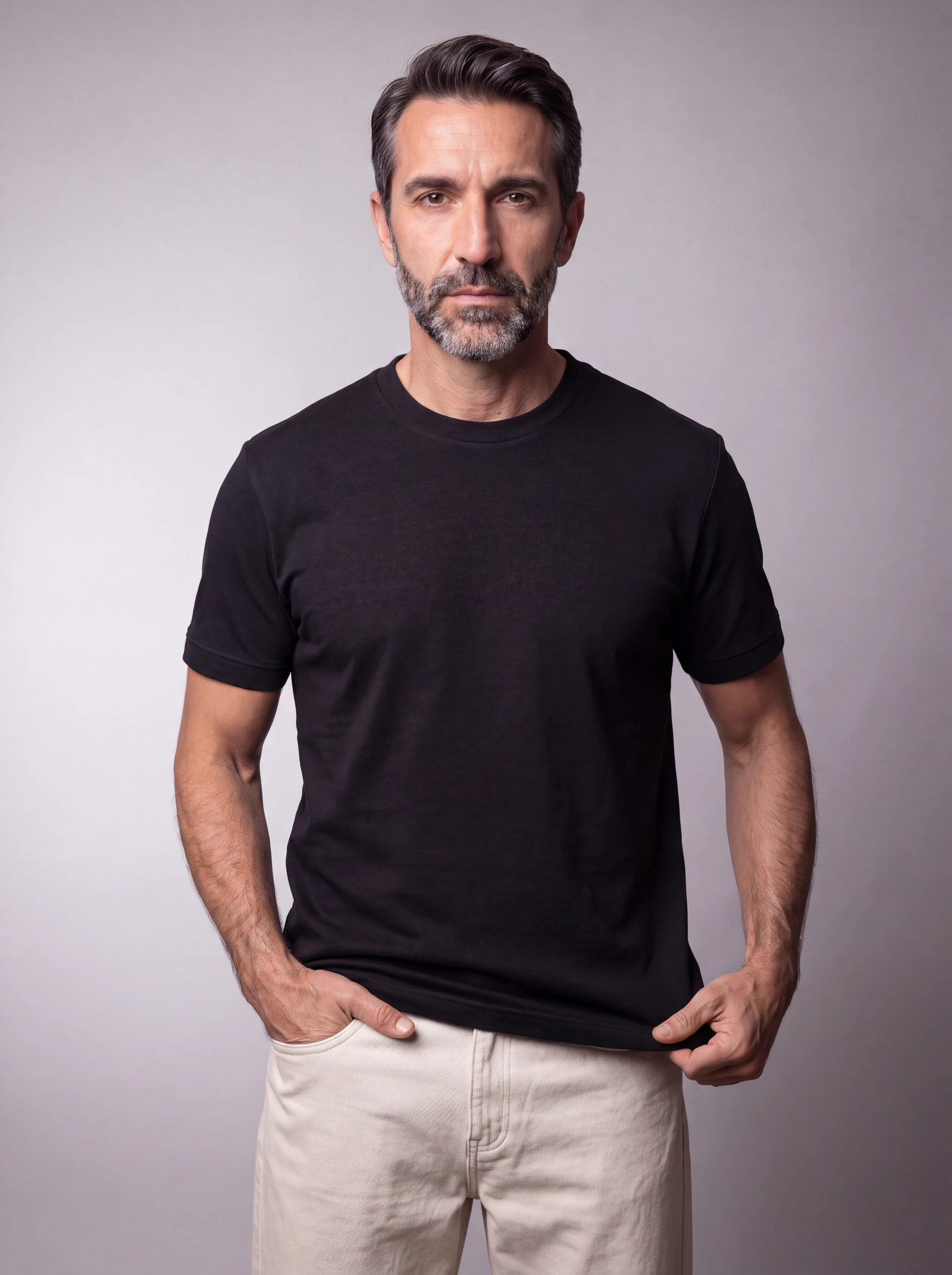 Camiseta Clásica — Negro
