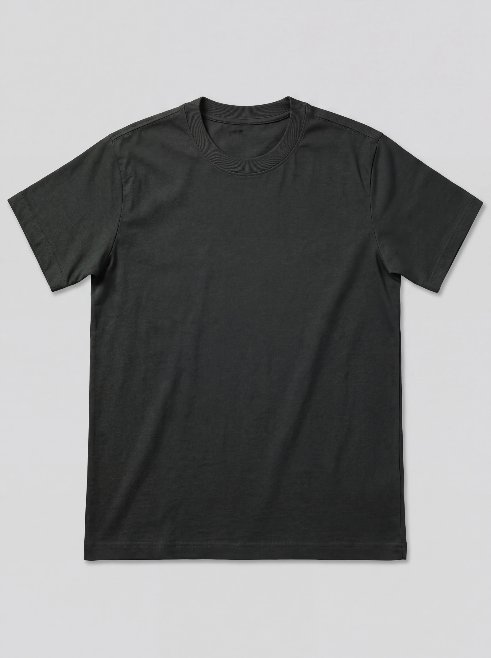 Camiseta Clásica Verde Oscuro — frente
