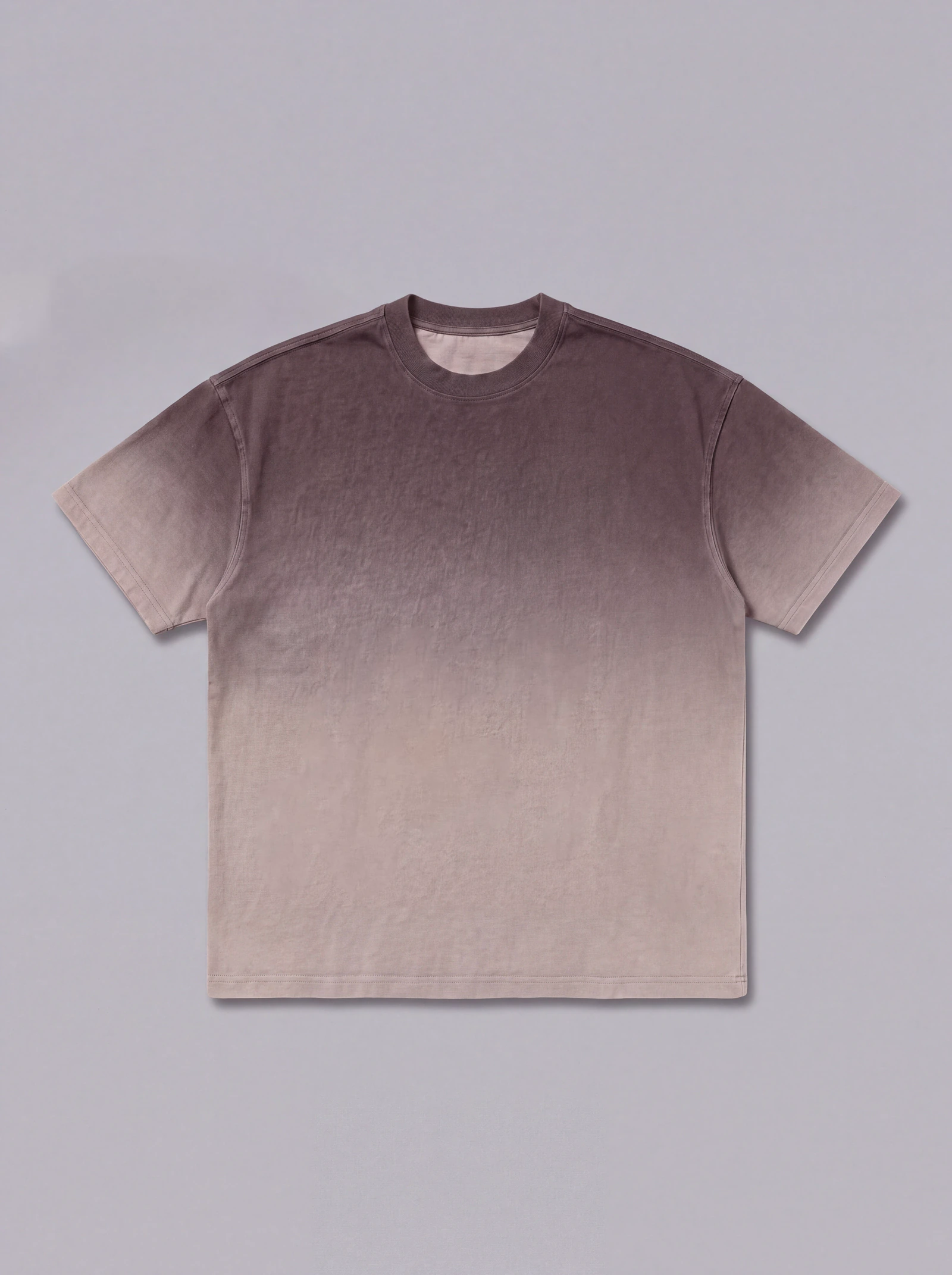 Camiseta Boxyover Aerógrafo Café — frente