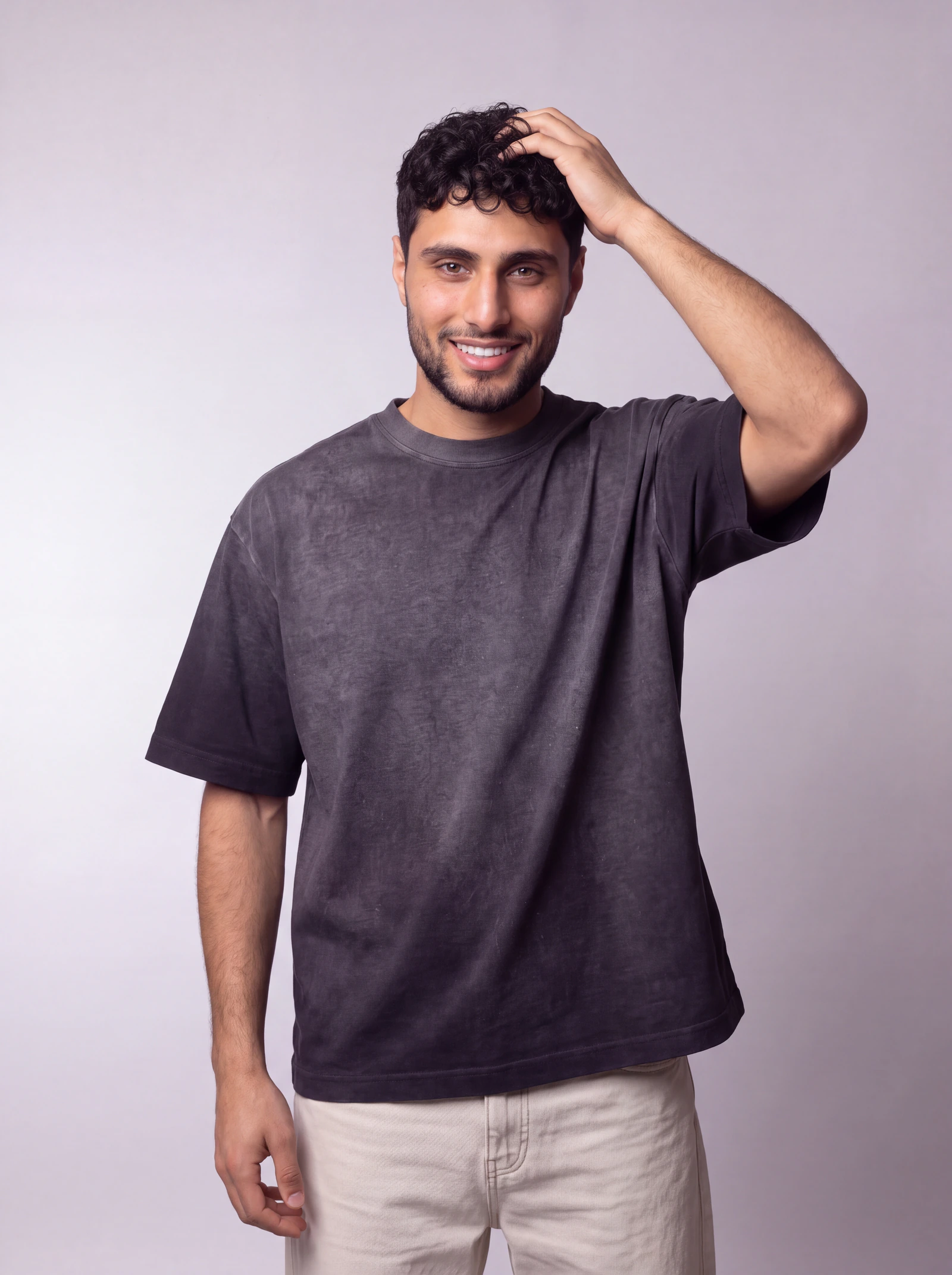Camiseta Boxyover — Aerógrafo Negro
