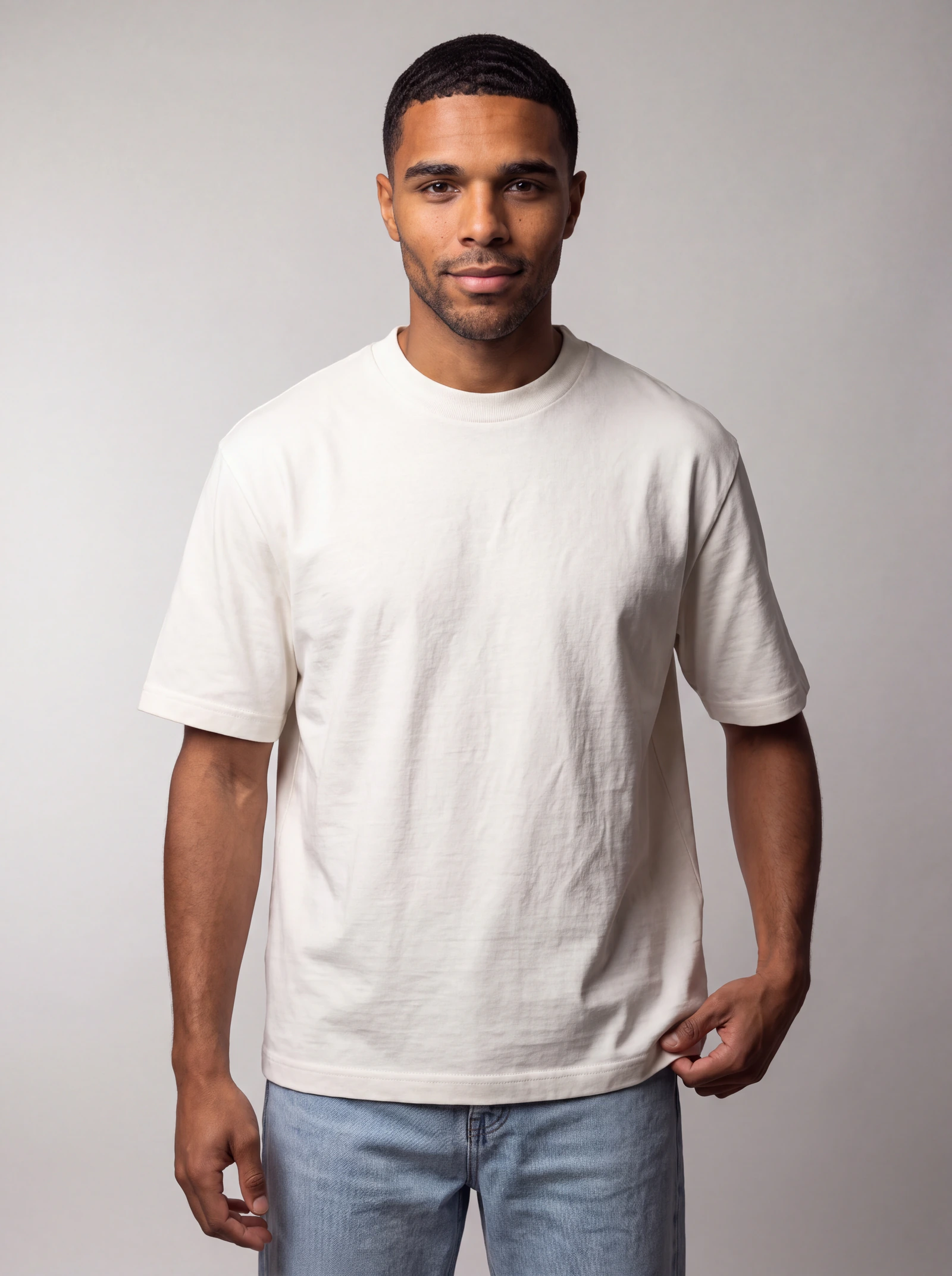 Camiseta Boxyover Teñida — Crudo