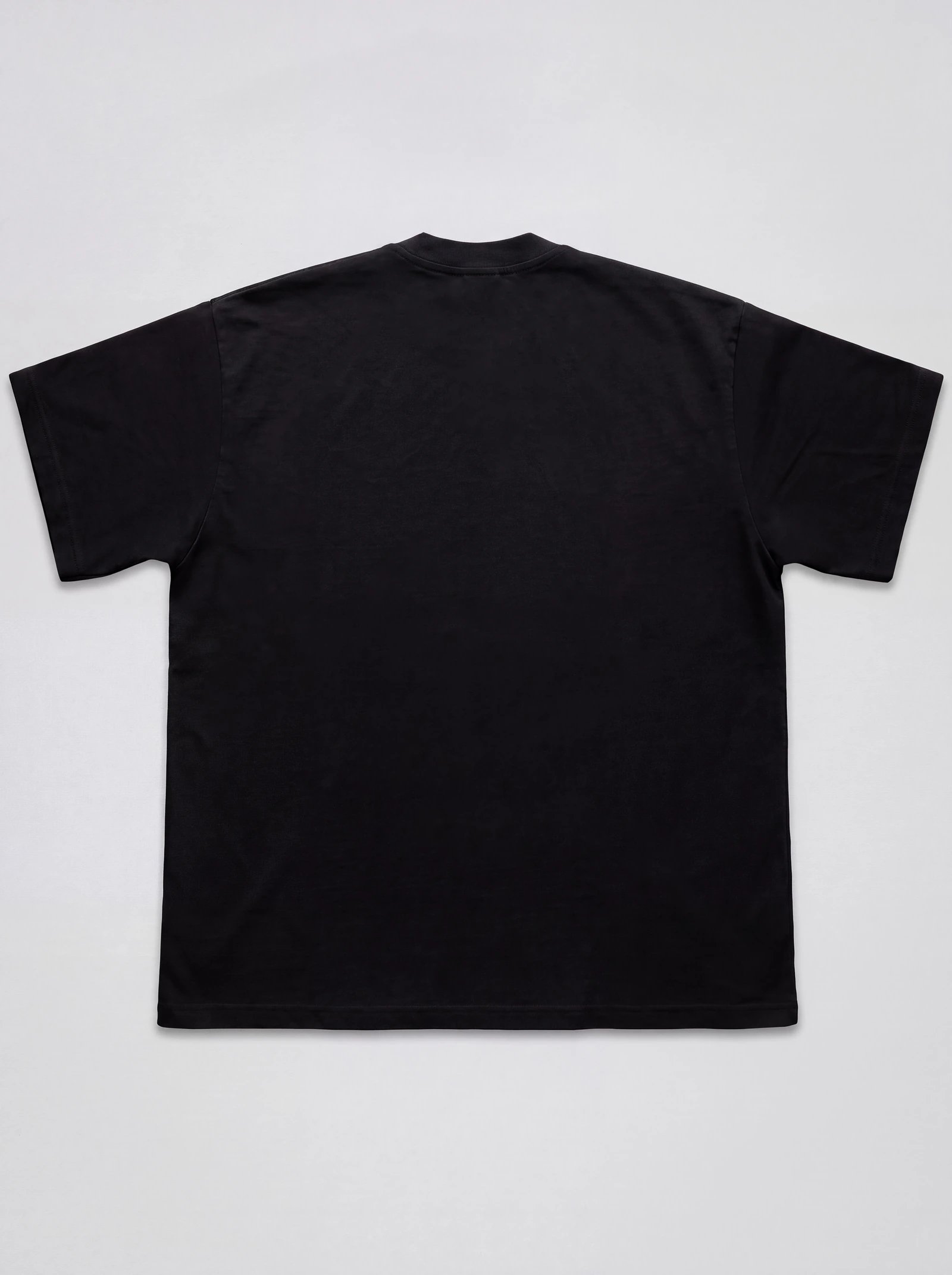 Camiseta Boxyover Lavada Negro/Dakota — espalda