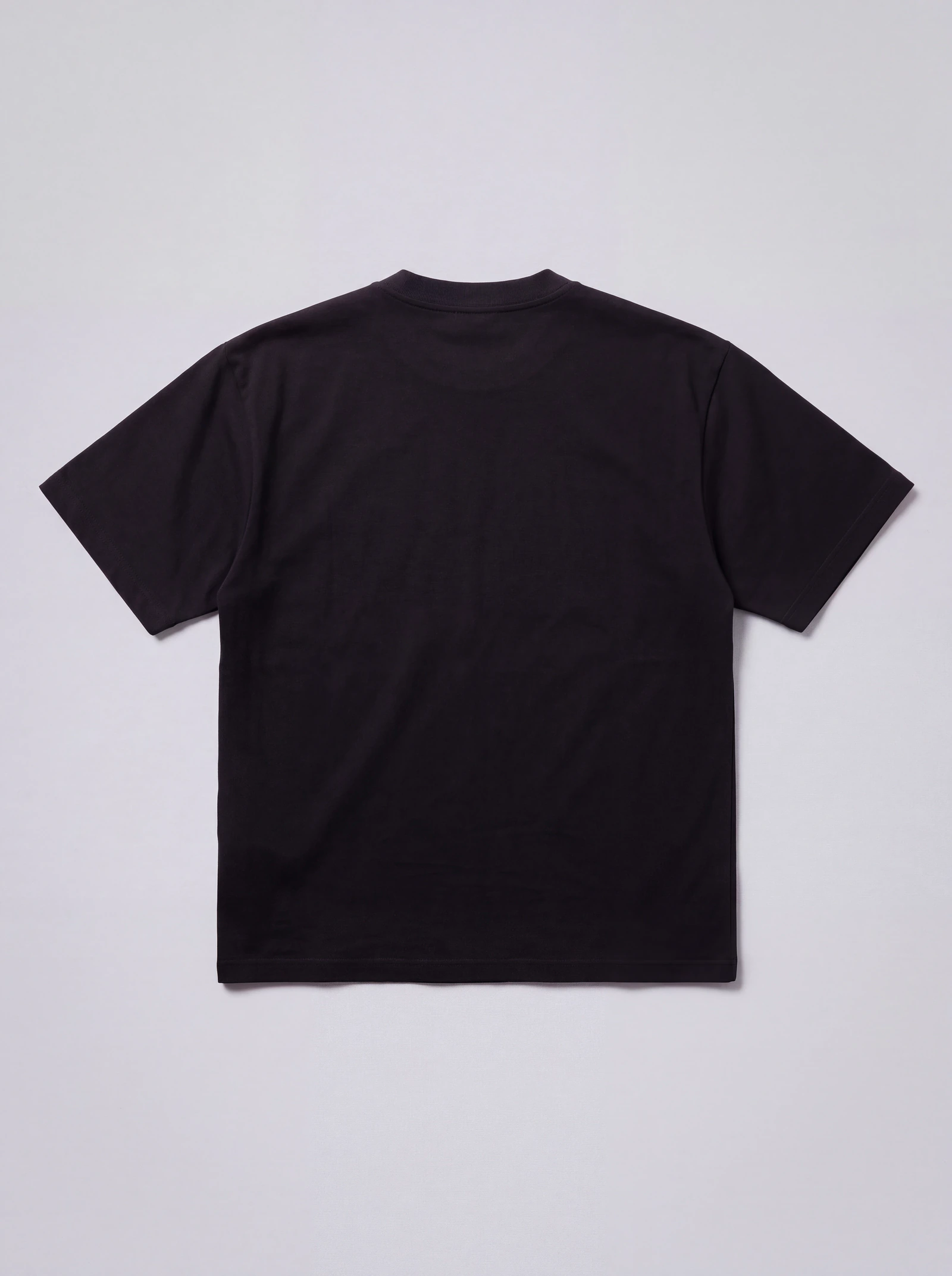 Camiseta Boxyover Puntada Sonrisa Negro — espalda