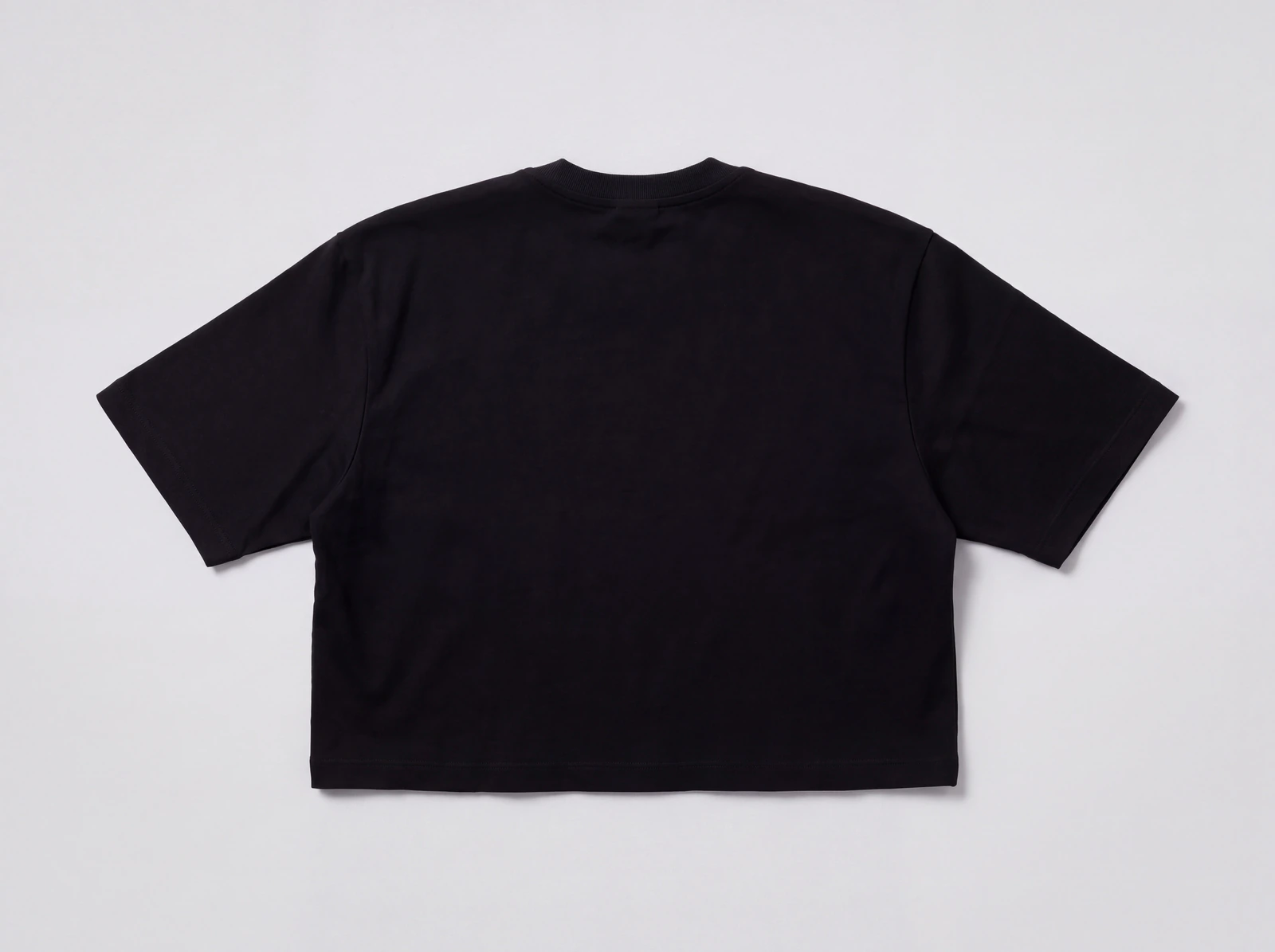 Crop Top Básico Negro — espalda