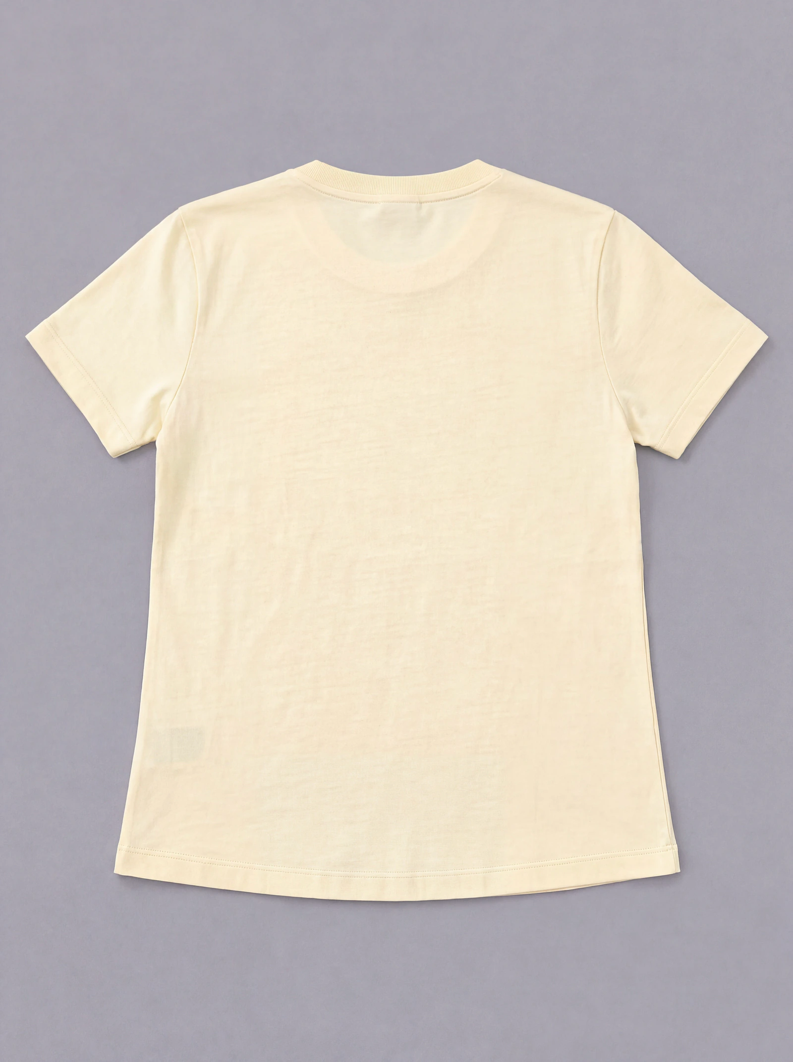 Camiseta Básica Dama Amarillo — espalda
