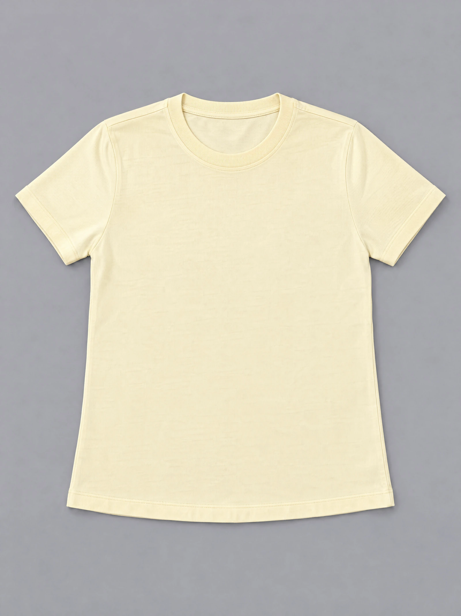 Camiseta Básica Dama Amarillo — frente