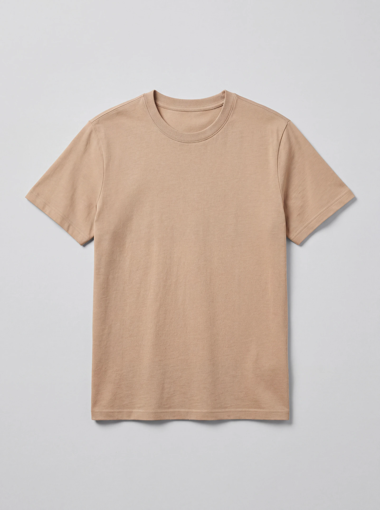 Camiseta Básica Dama Café — frente