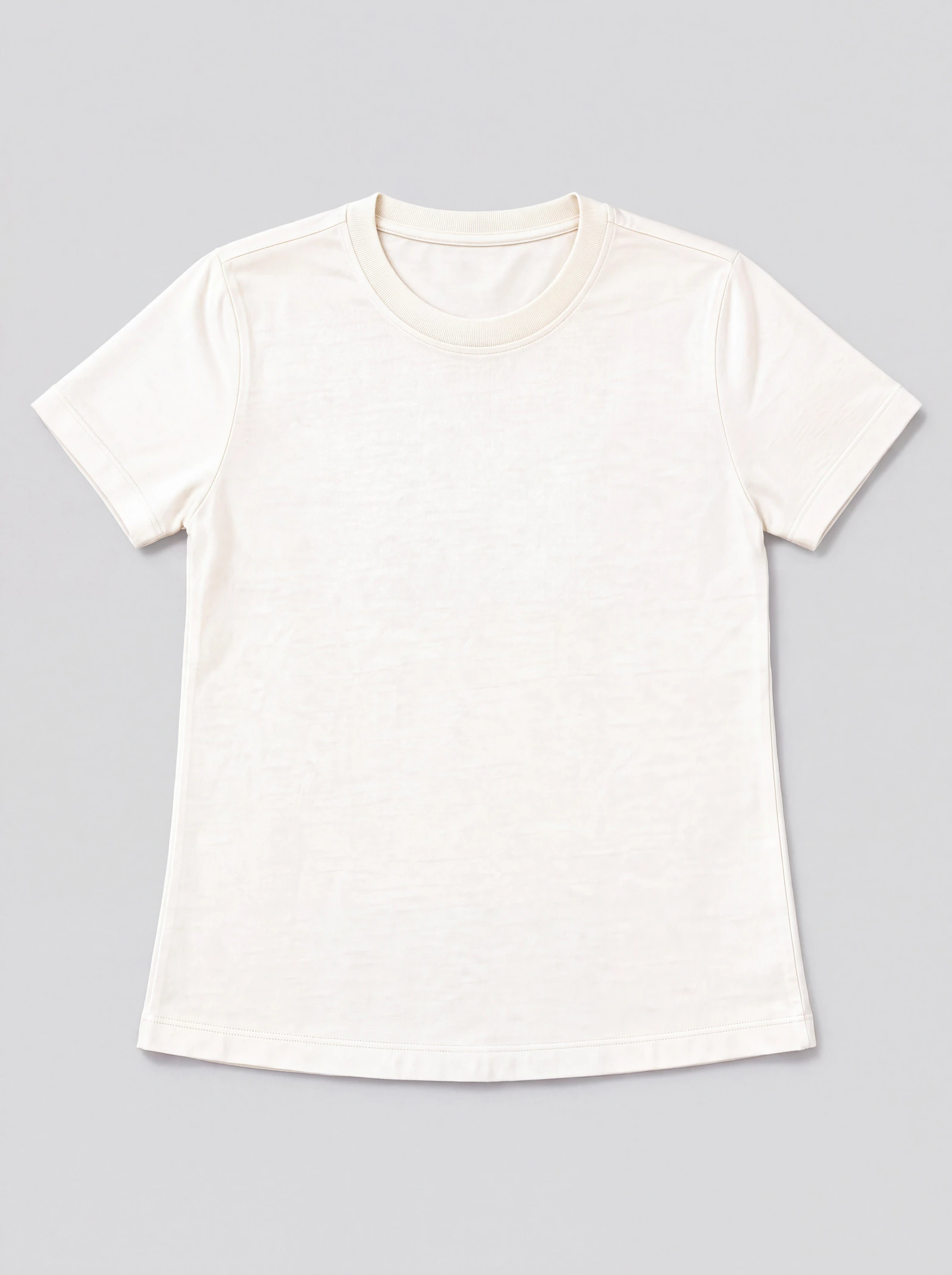 Camiseta Básica Dama Crudo — frente