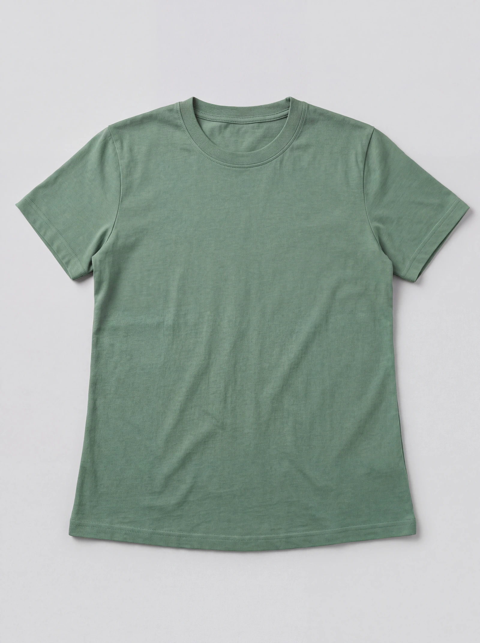 Camiseta Básica Dama Verde — frente
