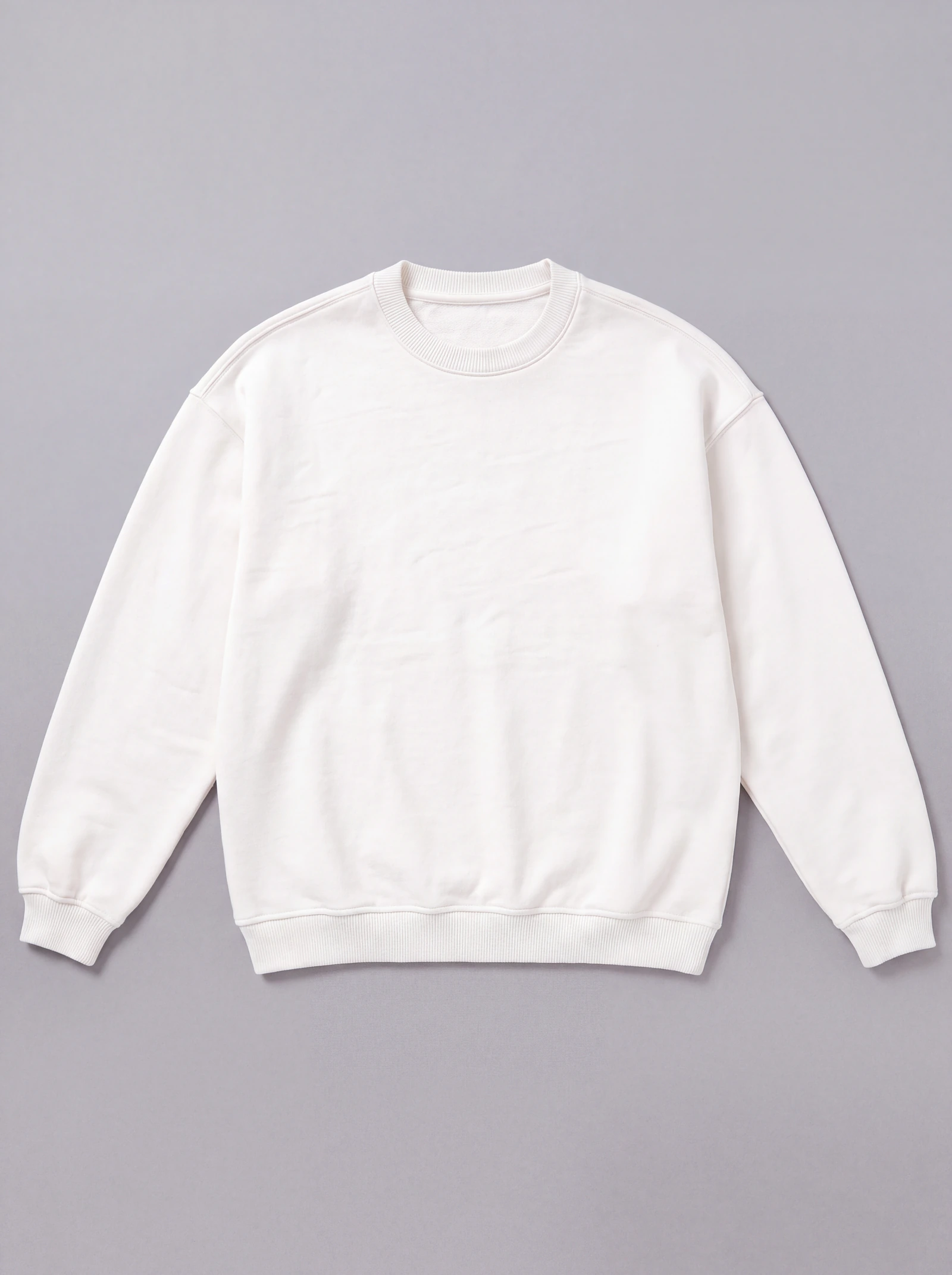 Crewneck Cuello Redondo Crudo — frente