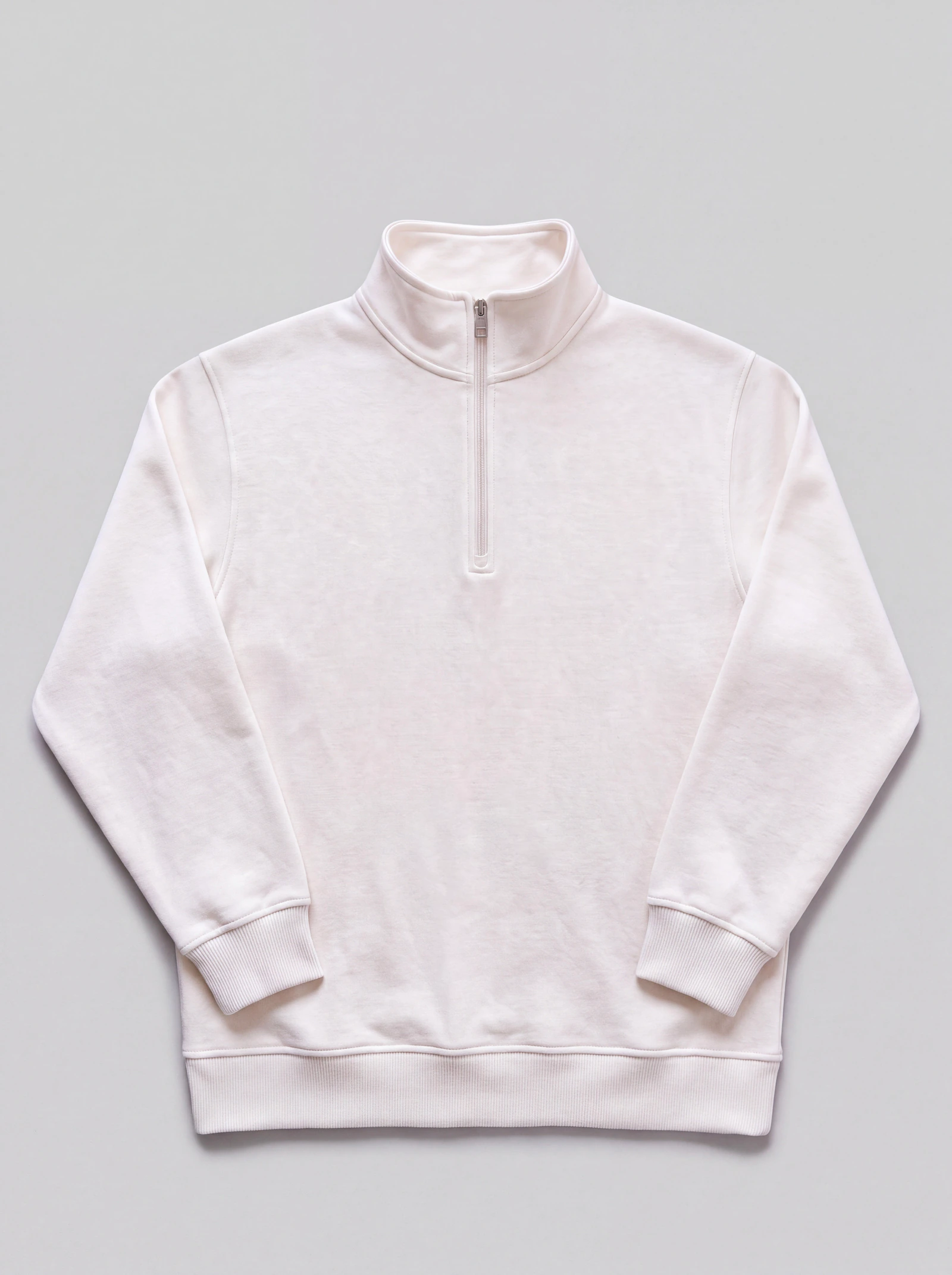 Crewneck Con Cierre Crudo — frente