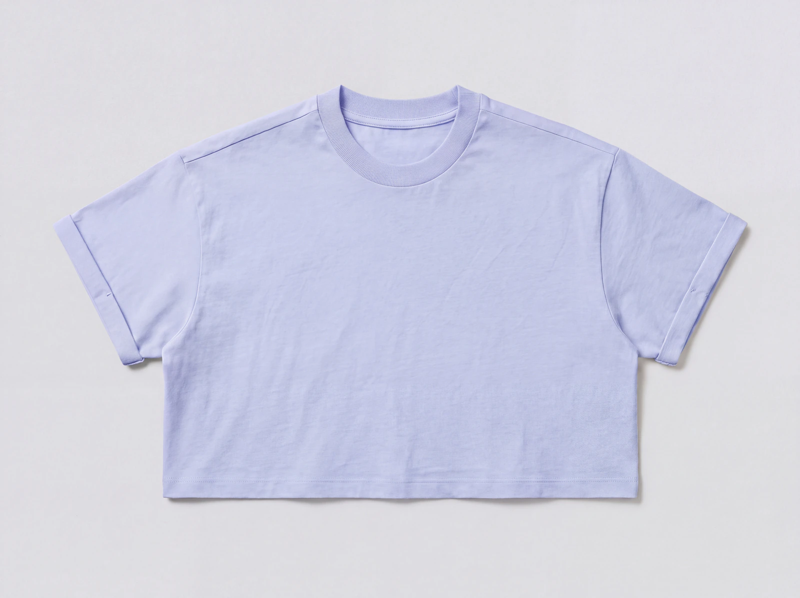 Crop Top Básico — Azul