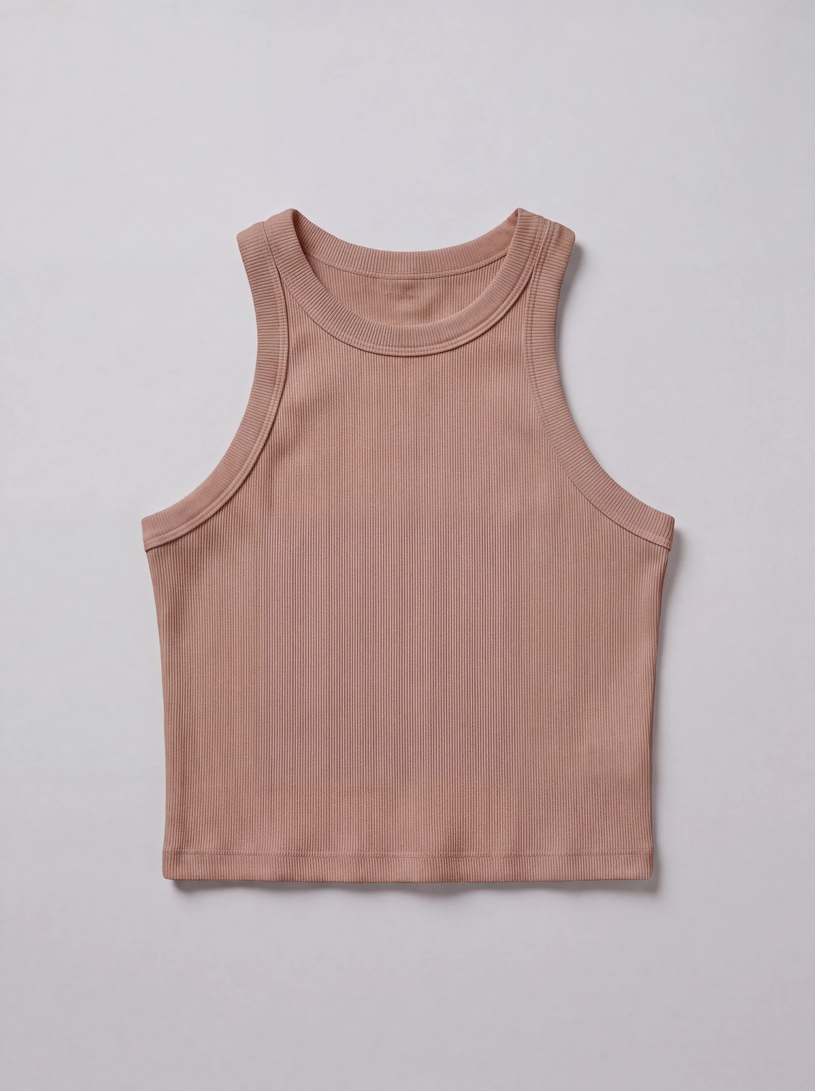 Tank Top Rib Café — frente