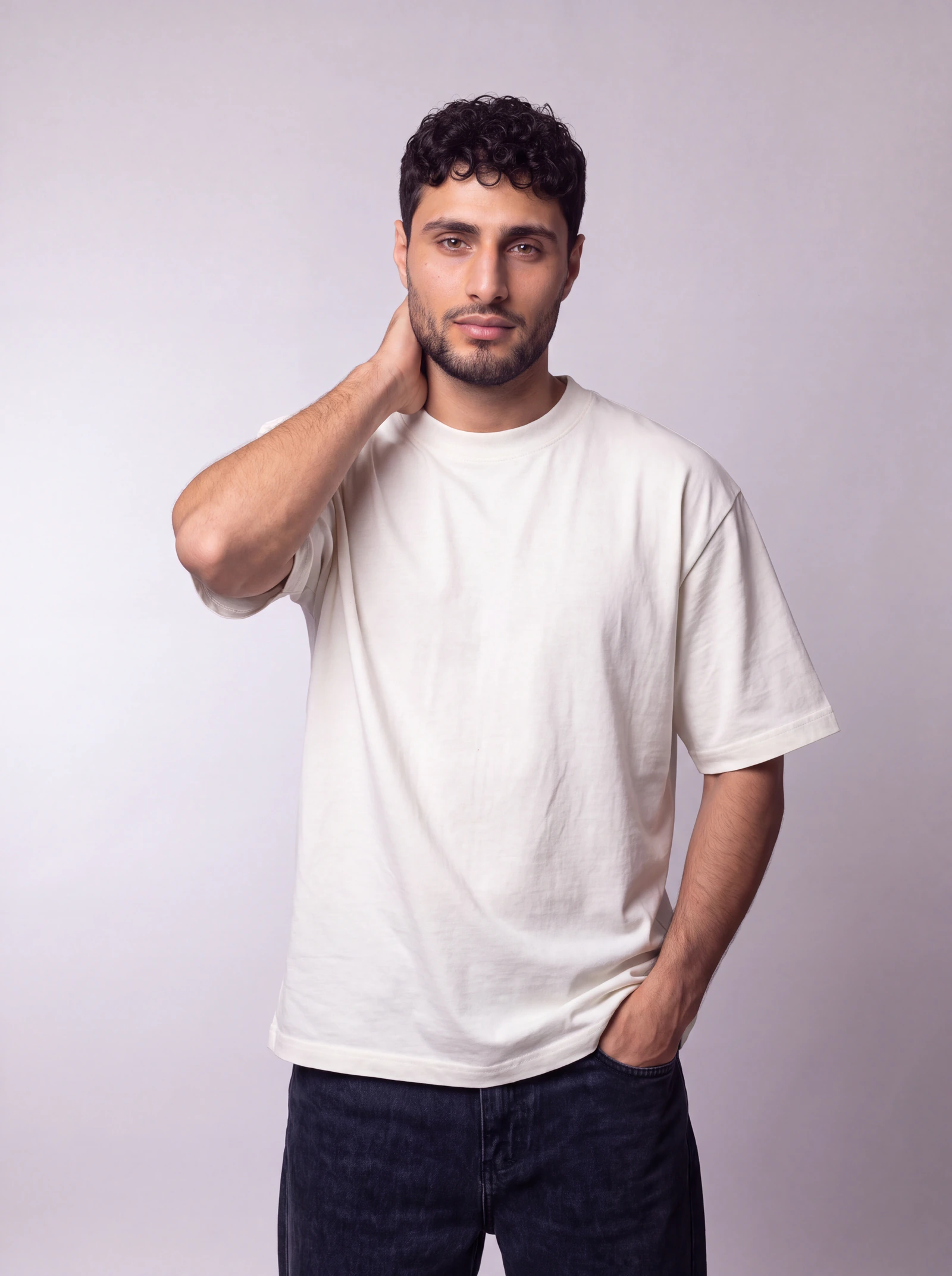 Camiseta Oversize — Crudo