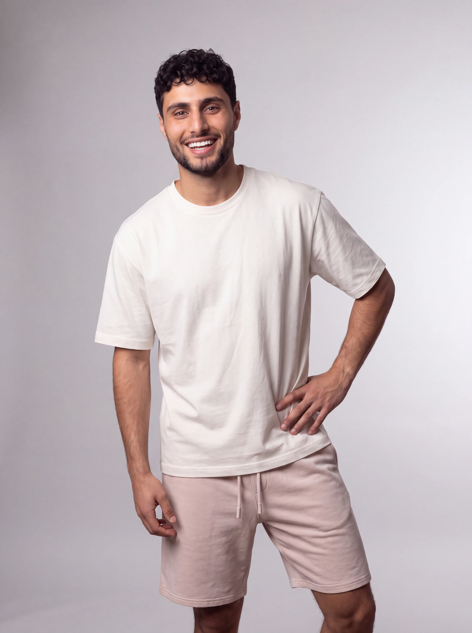 Camiseta Oversize London — Crudo