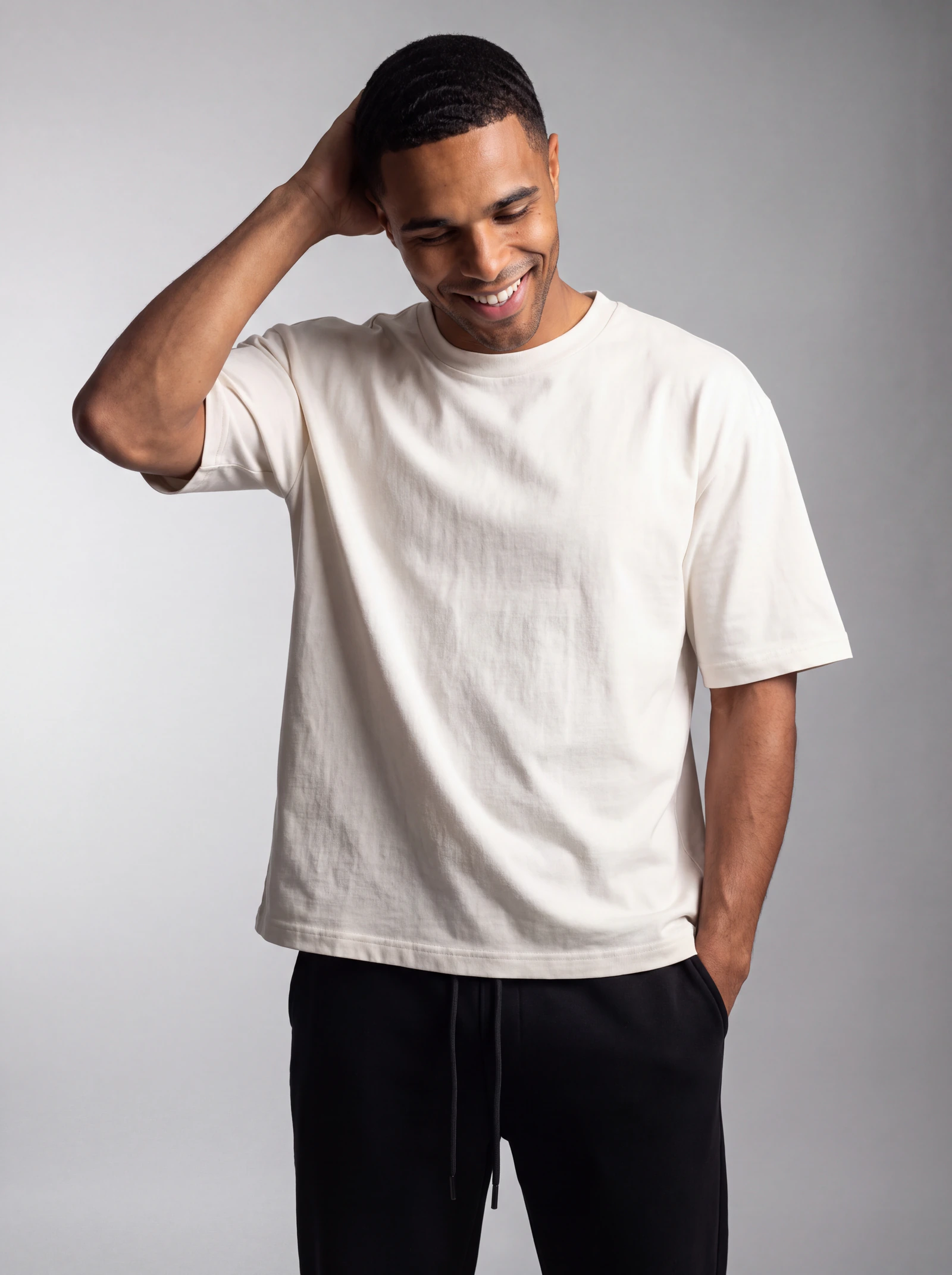 Camiseta Oversize — Crudo