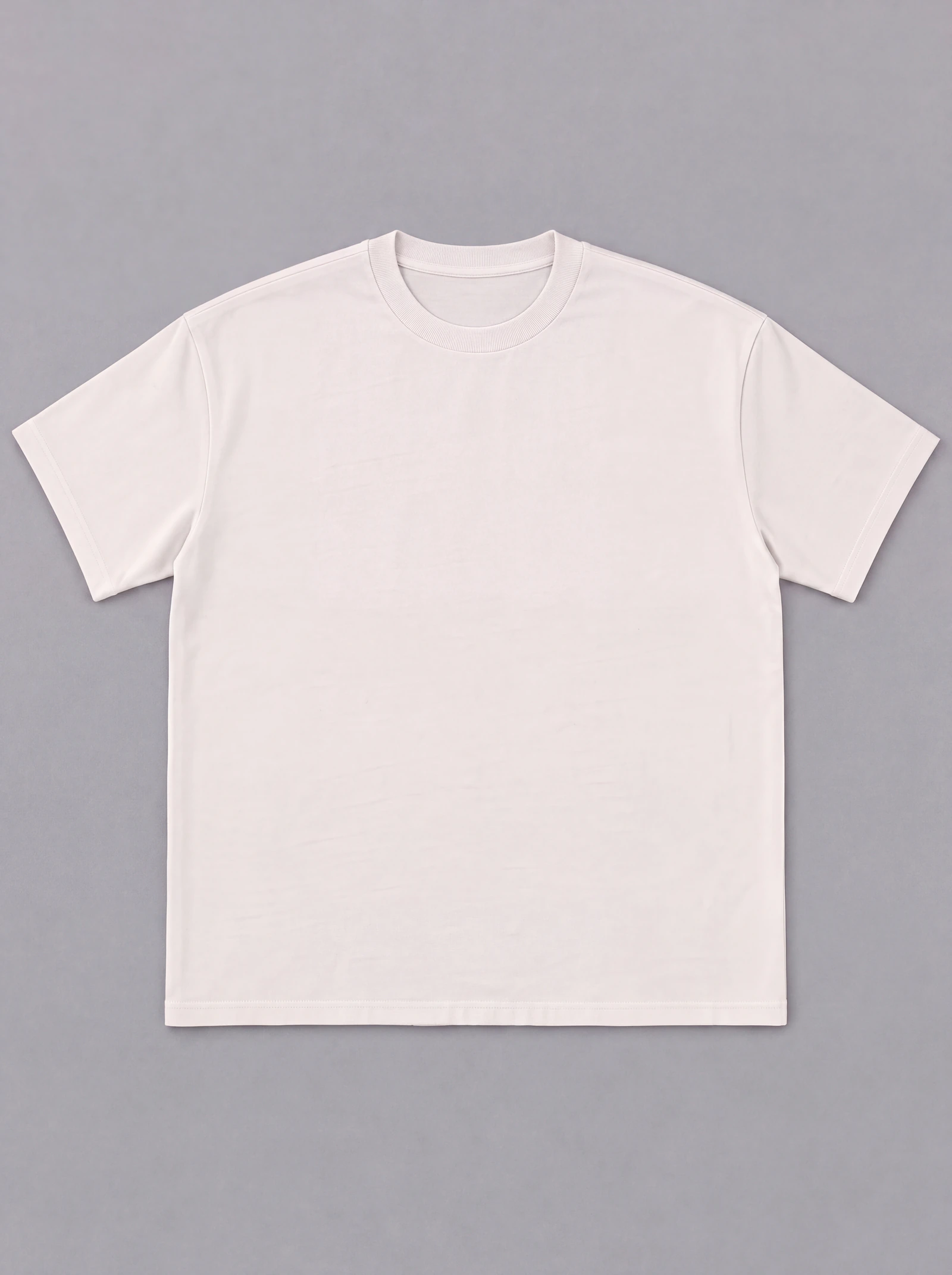 Camiseta Oversize Beige Silver — frente