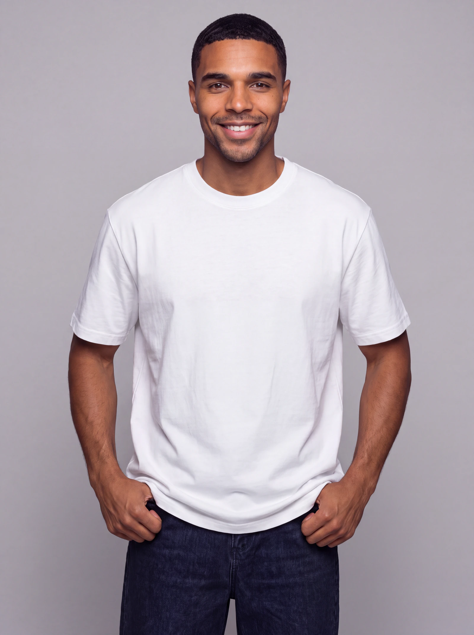Camiseta Oversize — Blanco