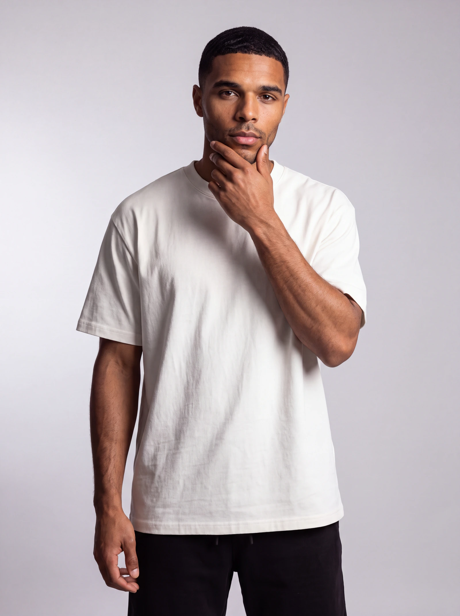 Camiseta Oversize — Crudo