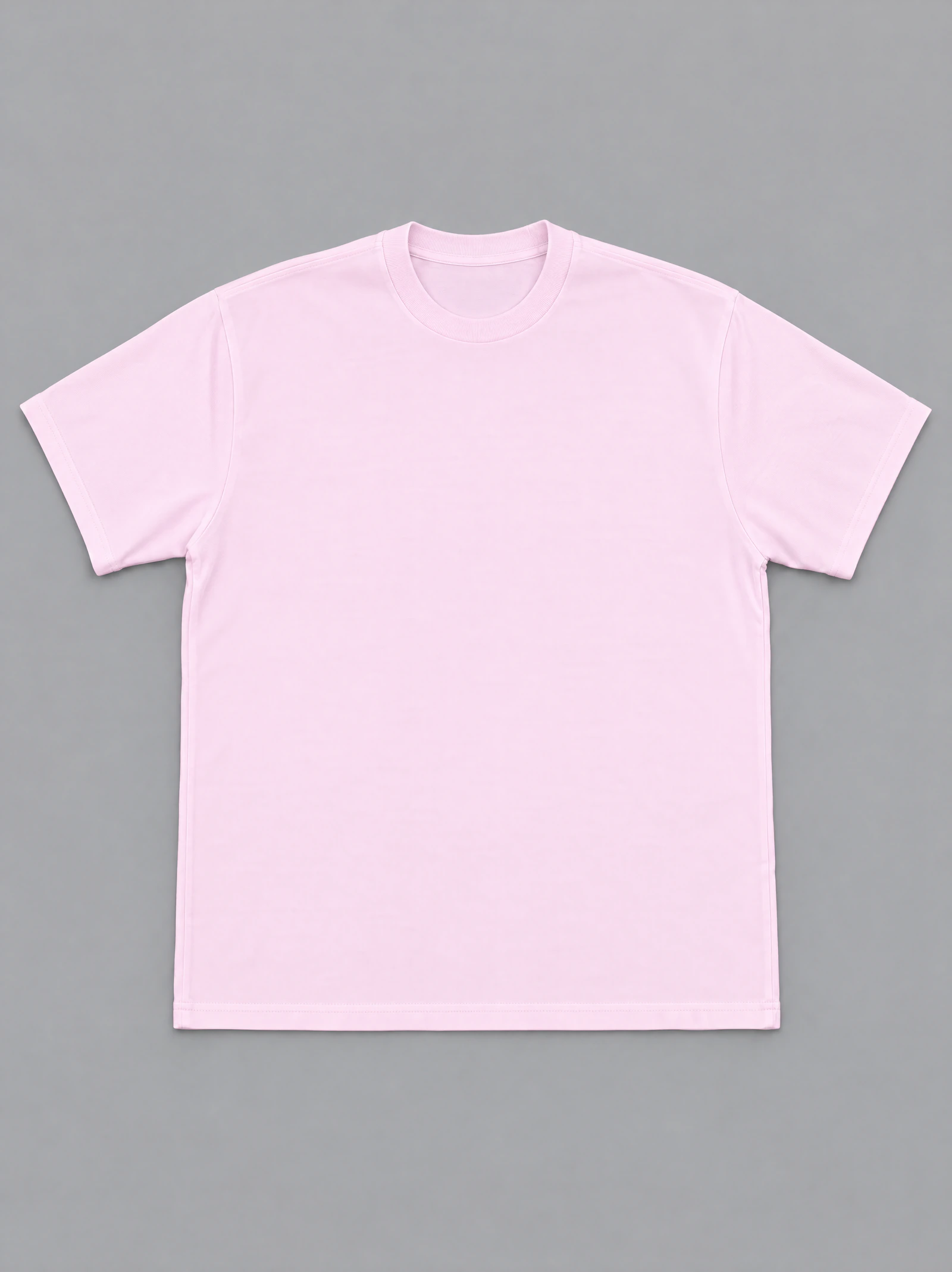 Camiseta Oversize Rosado — frente