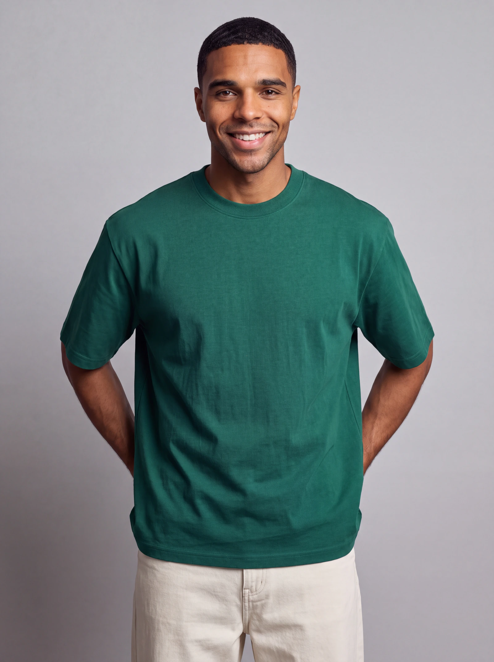 Camiseta Oversize — Verde Jus